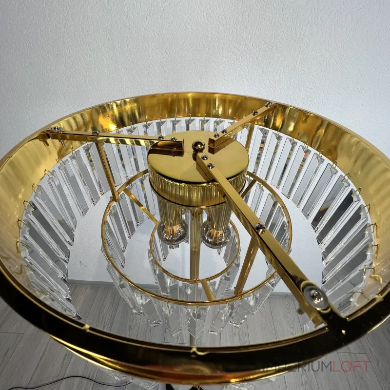 Торшер RH 1920S Odeon Clear Glass Floor Lamp GOLD от ImperiumLoft