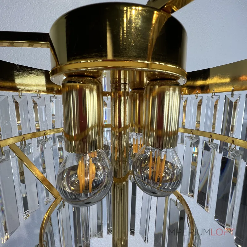 Торшер RH 1920S Odeon Clear Glass Floor Lamp GOLD от ImperiumLoft