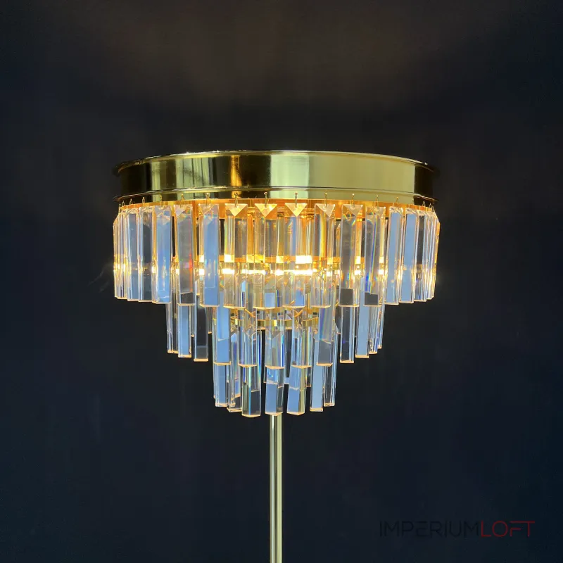 Торшер RH 1920S Odeon Clear Glass Floor Lamp GOLD от ImperiumLoft