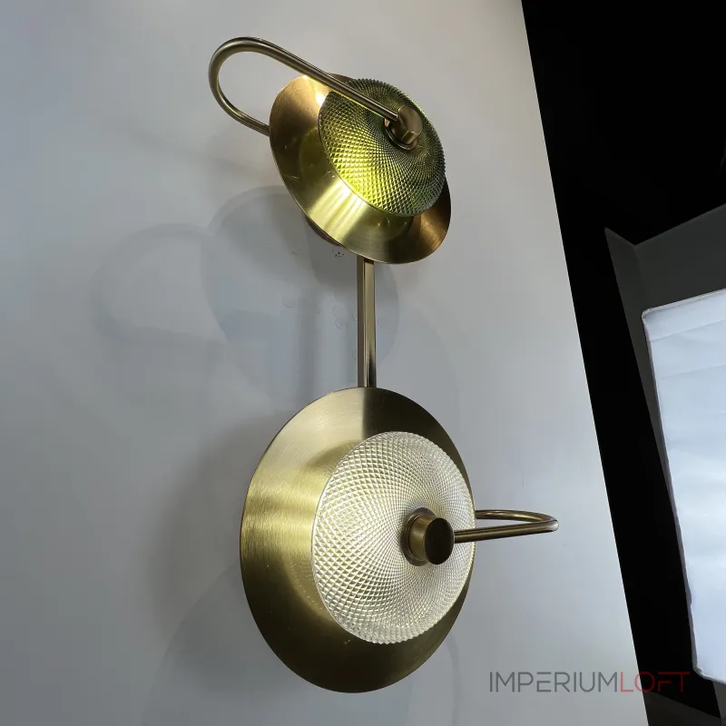 Бра Green Disk Double от ImperiumLoft