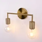 Бра RH Utilitaire Double Sconce Brass от ImperiumLoft