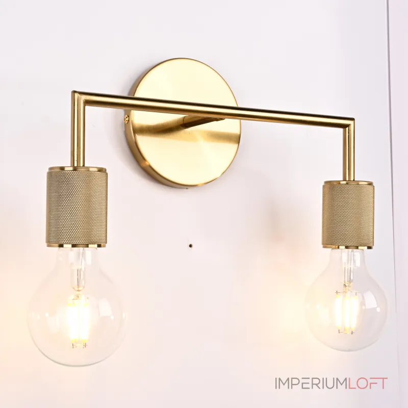 Бра RH Utilitaire Double Sconce Brass от ImperiumLoft Бра RH Utilitaire Double Sconce Brass от ImperiumLoft