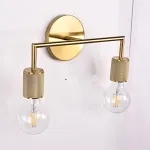 Бра RH Utilitaire Double Sconce Brass от ImperiumLoft