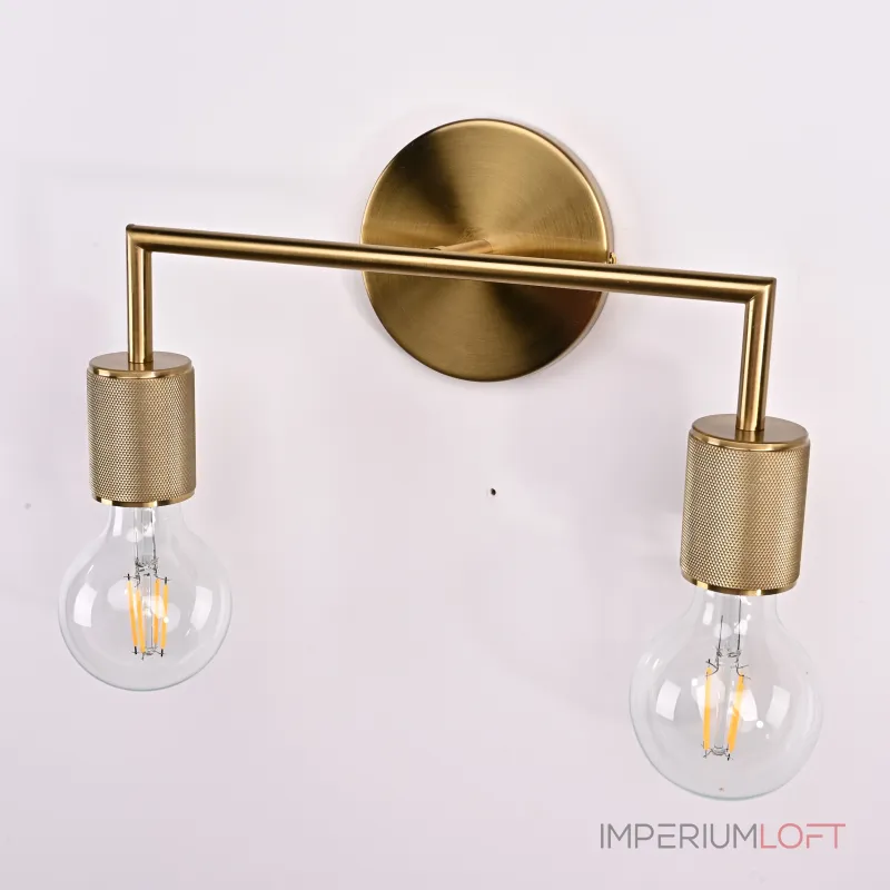 Бра RH Utilitaire Double Sconce Brass от ImperiumLoft Бра RH Utilitaire Double Sconce Brass от ImperiumLoft