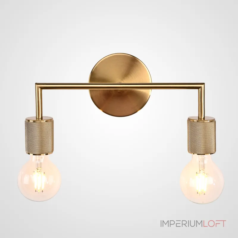 Бра RH Utilitaire Double Sconce Brass от ImperiumLoft Бра RH Utilitaire Double Sconce Brass от ImperiumLoft