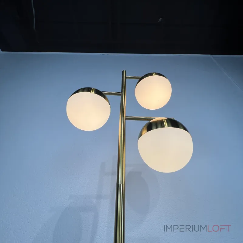Торшер Geneva Glass Floor Lamp Triple  от ImperiumLoft