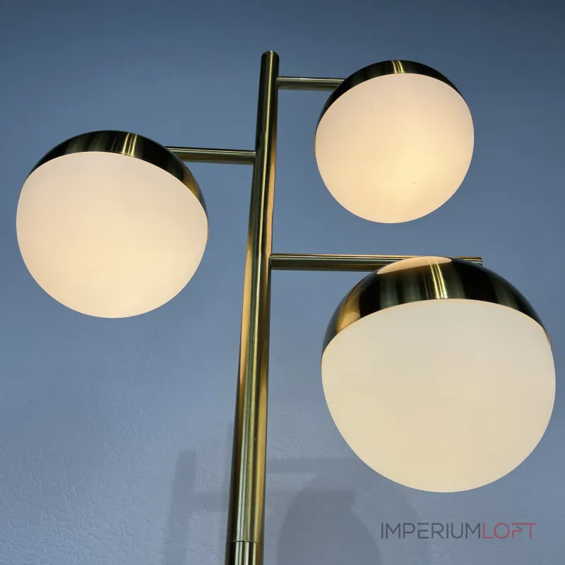 Торшер Geneva Glass Floor Lamp Triple  от ImperiumLoft