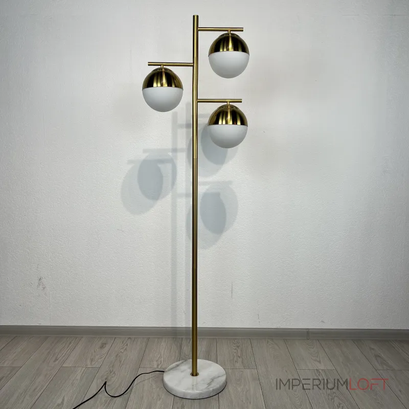 Торшер Geneva Glass Floor Lamp Triple  от ImperiumLoft
