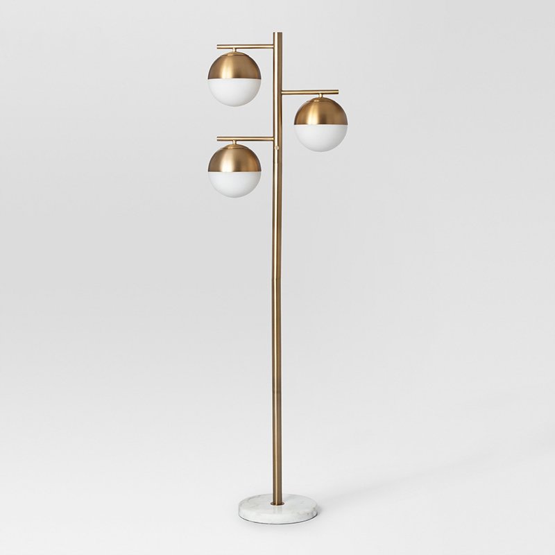 Торшер Geneva Glass Floor Lamp Triple  от ImperiumLoft