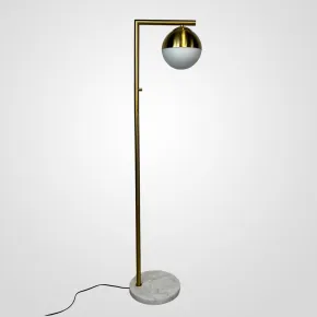 Торшер Geneva Single Glass Globe Floor Lamp Торшер Geneva Single Glass Globe Floor Lamp