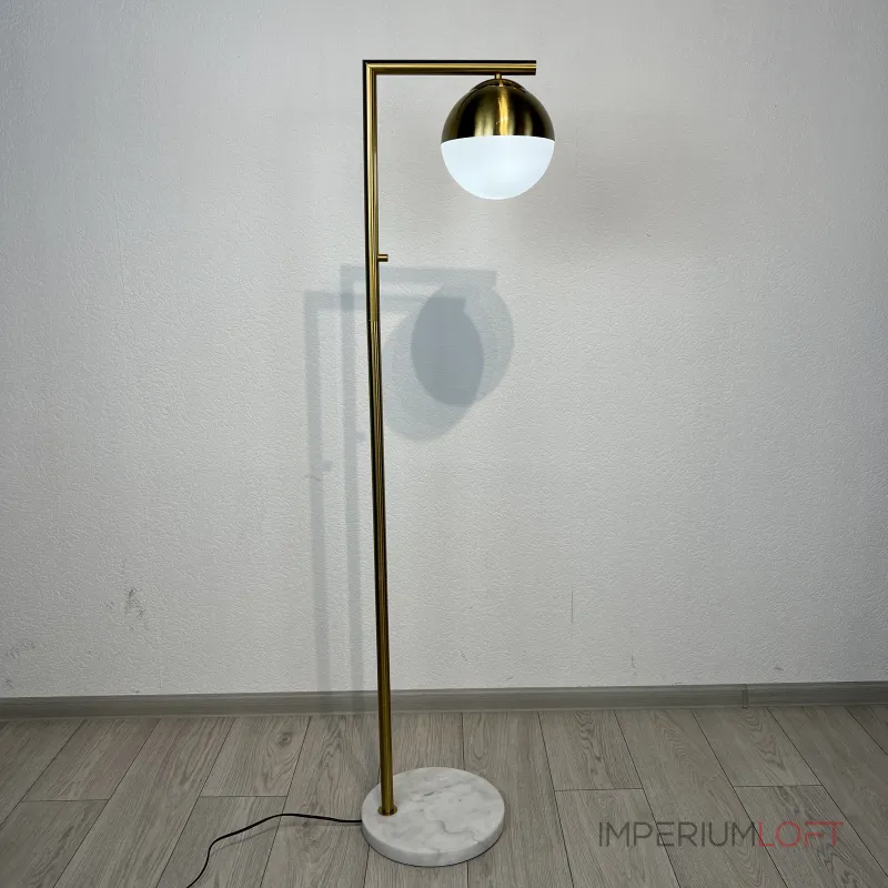 Торшер Geneva Single Glass Globe Floor Lamp от ImperiumLoft