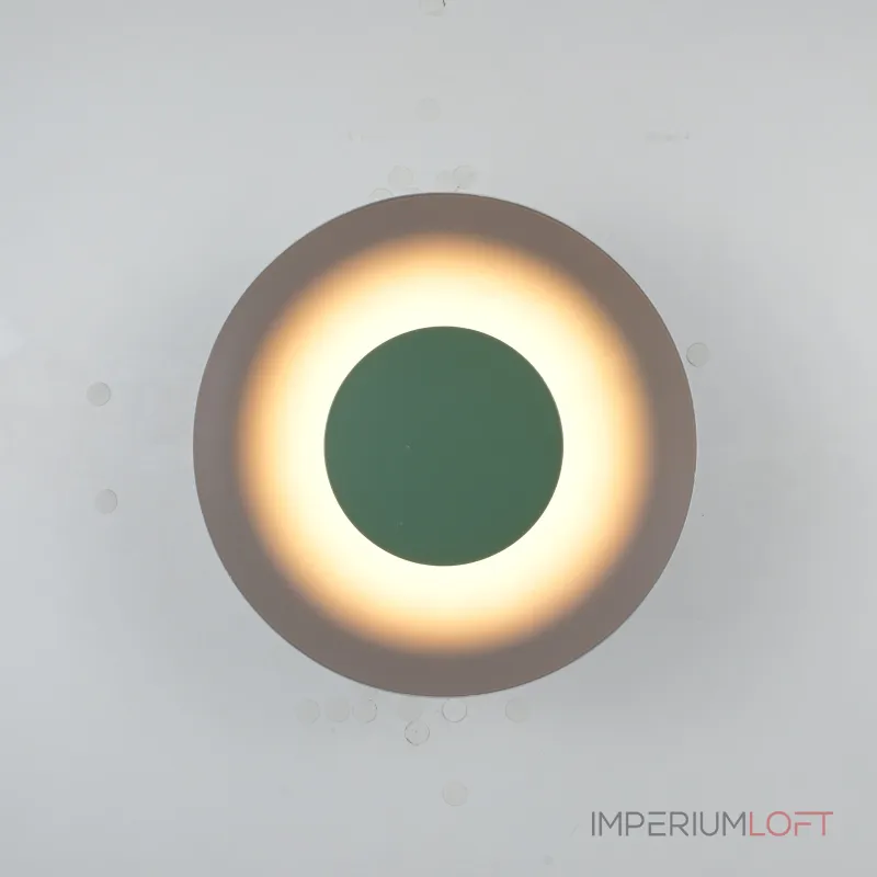 Бра TWIRL SUNSET D25 Grey/Green от ImperiumLoft
