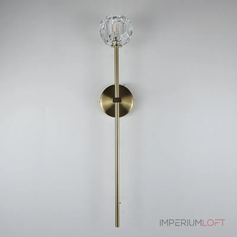 Бра Boule de Cristal Long Sconce Brass от ImperiumLoft