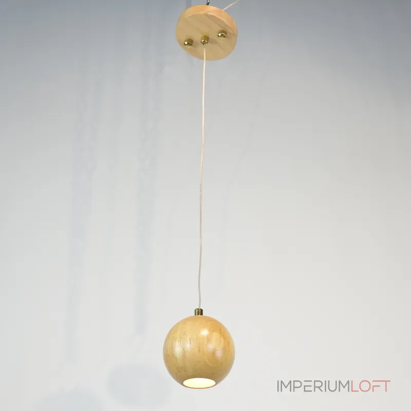 Подвесной светильник Lofter Wooden Sphere от ImperiumLoft