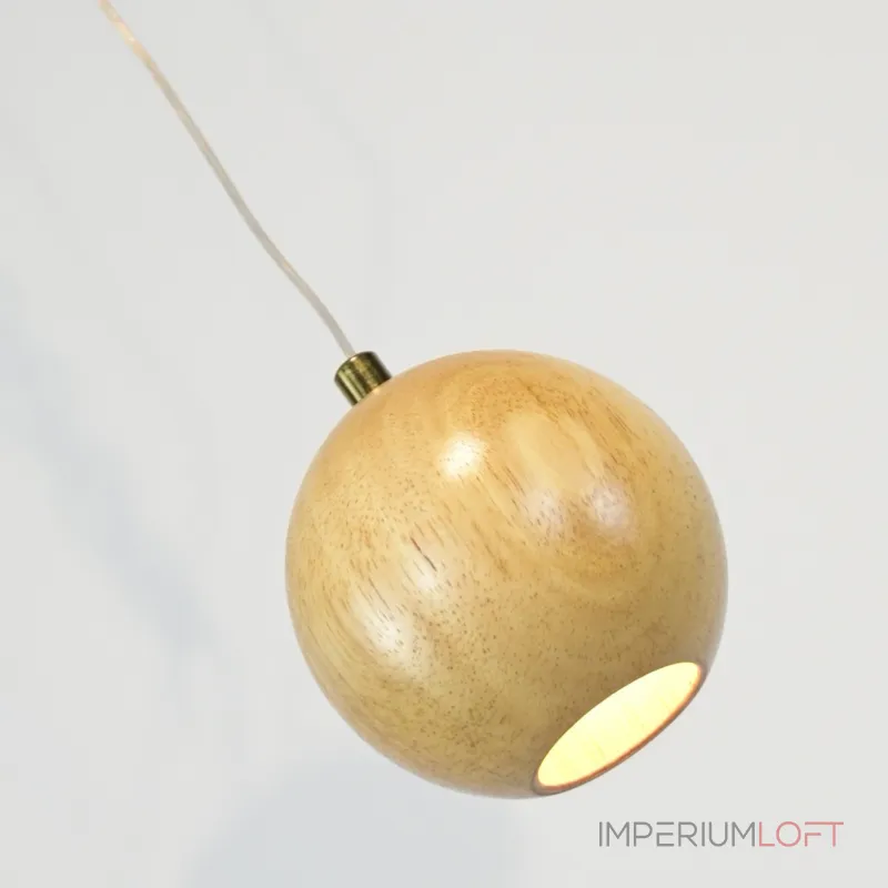 Подвесной светильник Lofter Wooden Sphere от ImperiumLoft