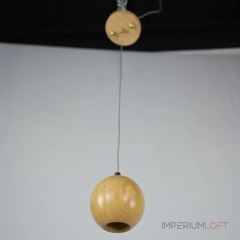 Подвесной светильник Lofter Wooden Sphere от ImperiumLoft