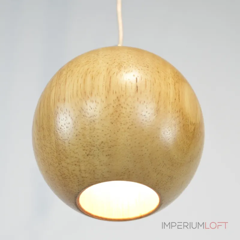 Подвесной светильник Lofter Wooden Sphere от ImperiumLoft