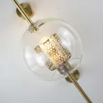 Настенный светильник CATCH WALL ball L55 brass от ImperiumLoft