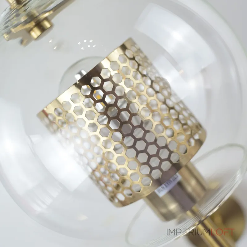 Настенный светильник CATCH WALL ball L55 brass от ImperiumLoft