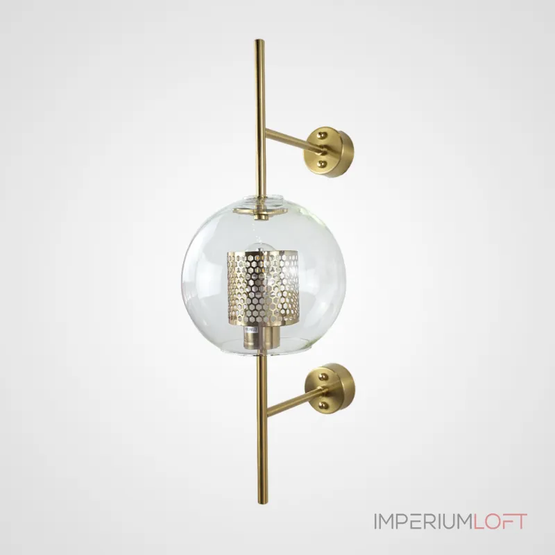 Настенный светильник CATCH WALL ball L55 brass от ImperiumLoft