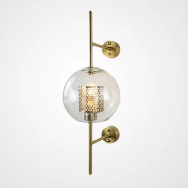 Настенный светильник CATCH WALL ball L55 brass