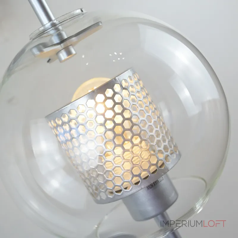 Настенный светильник CATCH WALL ball L55 steel от ImperiumLoft