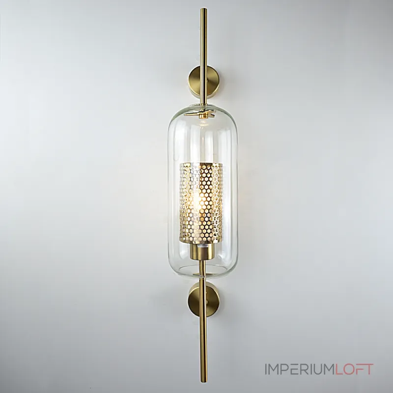 Настенный светильник CATCH WALL cylinder L67 brass от ImperiumLoft