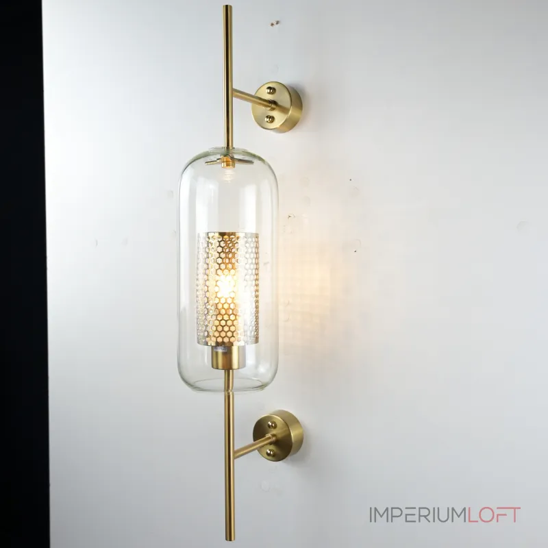 Настенный светильник CATCH WALL cylinder L67 brass от ImperiumLoft