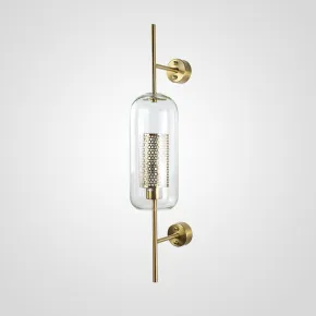Настенный светильник CATCH WALL cylinder L67 brass