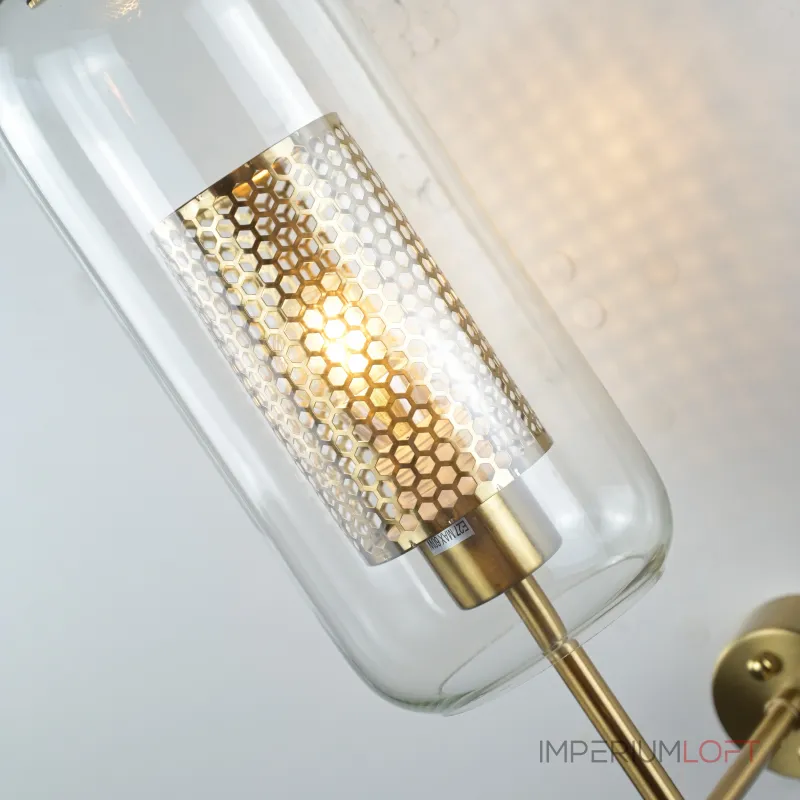 Настенный светильник CATCH WALL cylinder L67 brass от ImperiumLoft