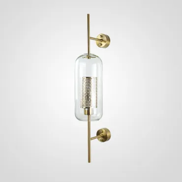 Настенный светильник CATCH WALL cylinder L67 brass