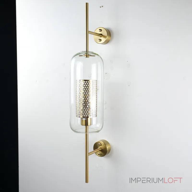 Настенный светильник CATCH WALL cylinder L67 brass от ImperiumLoft