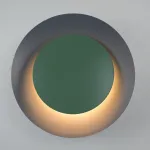 Бра TWIRL SUNSET D32 Grey/Green от ImperiumLoft