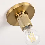 Потолочный светильник RH Utilitaire Socket Flushmount Brass от ImperiumLoft