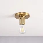 Потолочный светильник RH Utilitaire Socket Flushmount Brass от ImperiumLoft