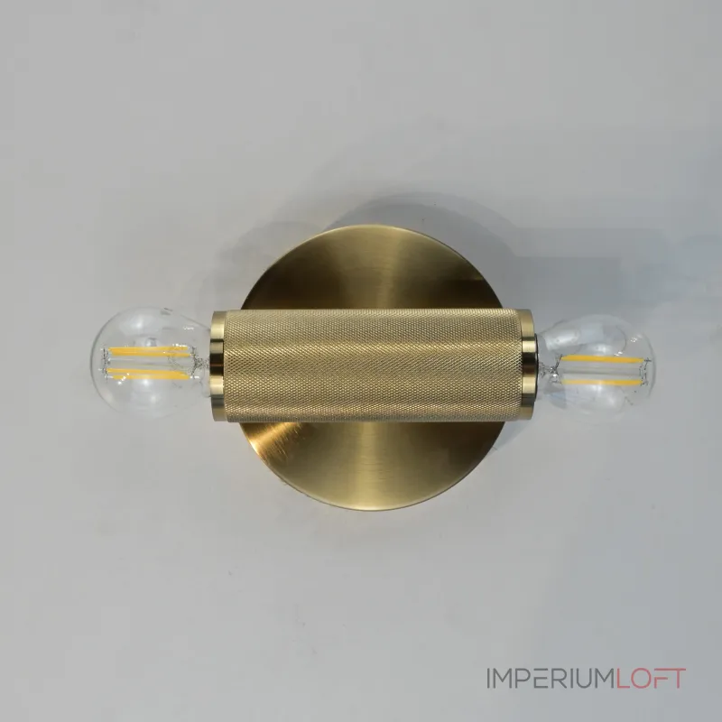 Бра RH Utilitaire Inline Sconce Brass от ImperiumLoft