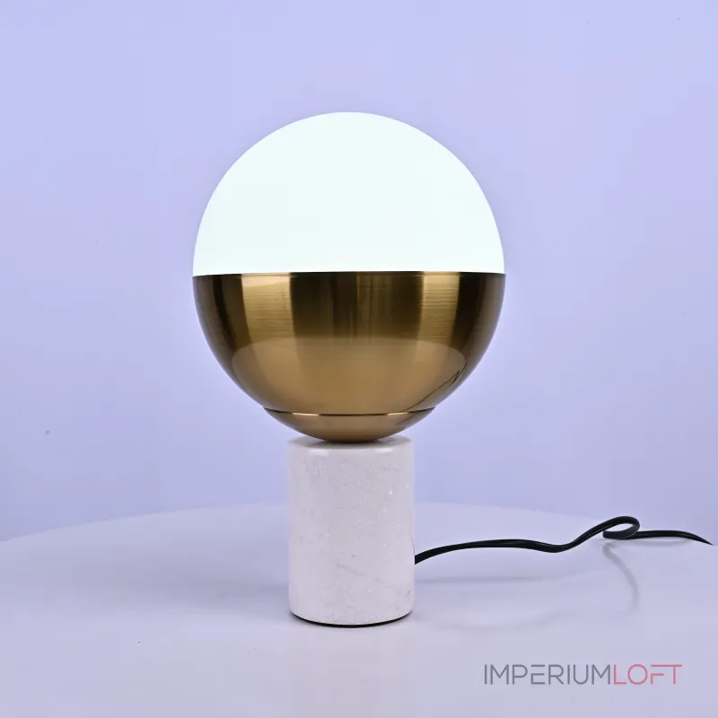 Настольная лампа Geneva Globe Marble от ImperiumLoft