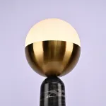 Настольная лампа Marble Globe Black  от ImperiumLoft
