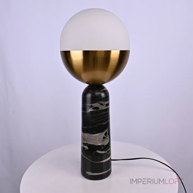 Настольная лампа Marble Globe Black  от ImperiumLoft