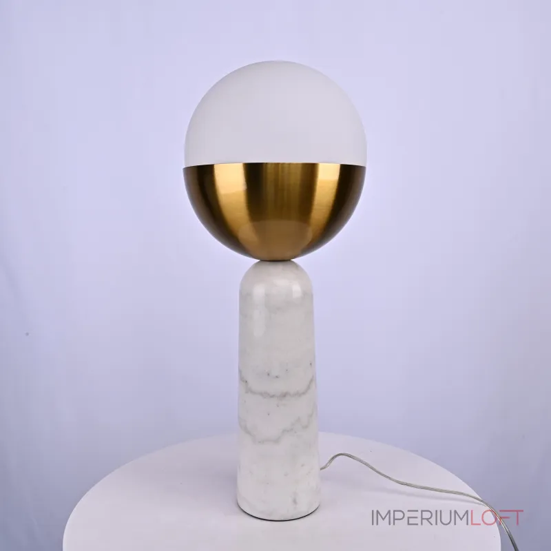 Настольная лампа Marble Globe White от ImperiumLoft Настольная лампа Marble Globe White от ImperiumLoft