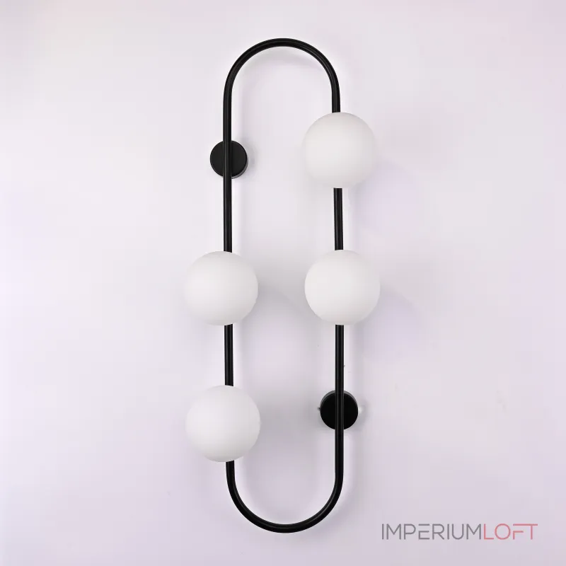 Настенное бра HOOP WALL H77 Black от ImperiumLoft