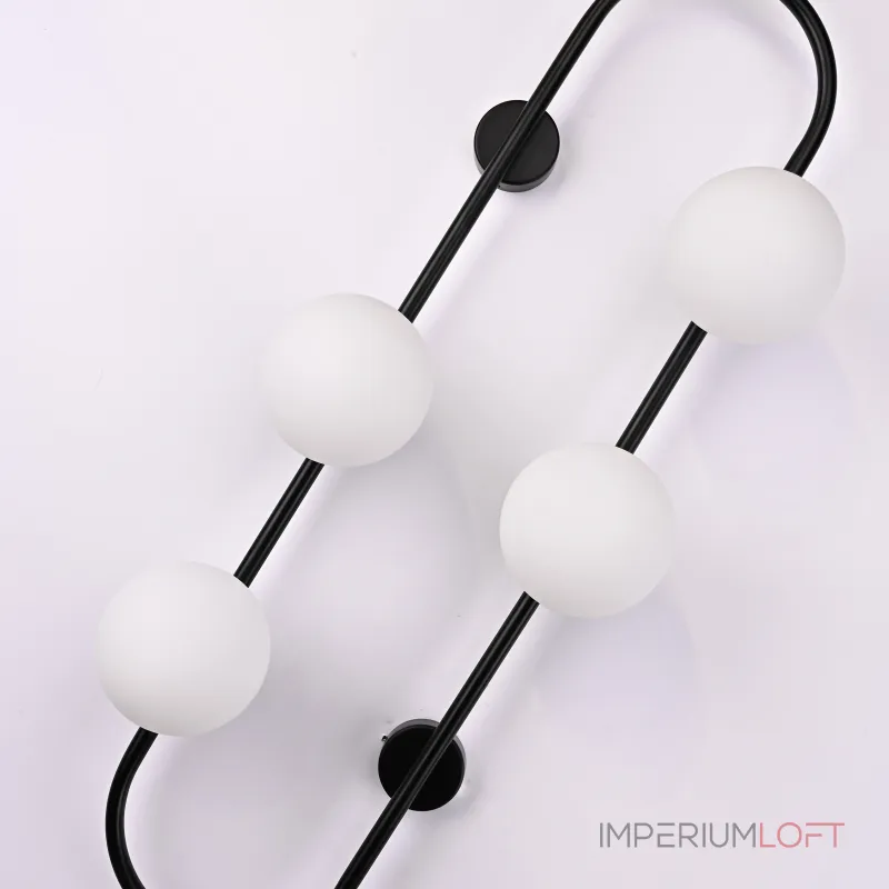 Настенное бра HOOP WALL H77 Black от ImperiumLoft