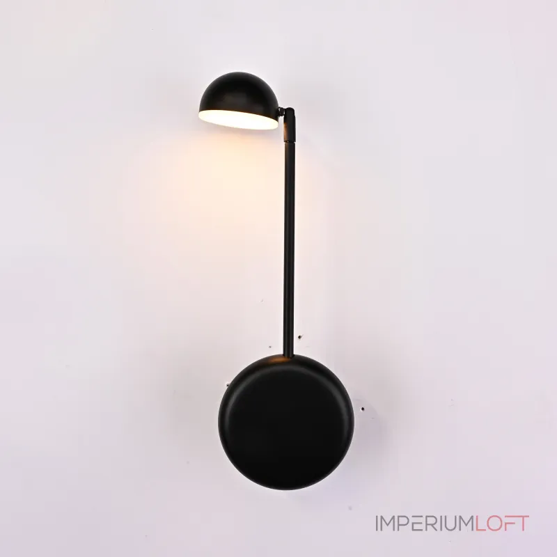 Бра Pin Wall Light A Black от ImperiumLoft