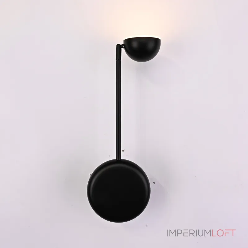Бра Pin Wall Light A Black от ImperiumLoft