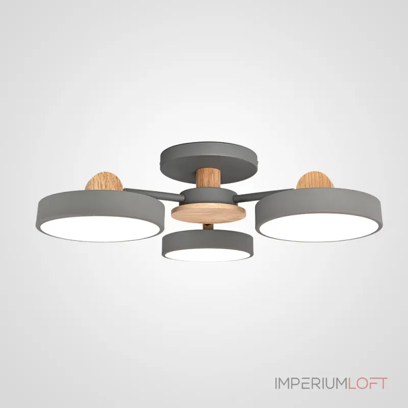 Потолочная люстра MOVE 3 Gray от ImperiumLoft Потолочная люстра MOVE 3 Gray от ImperiumLoft
