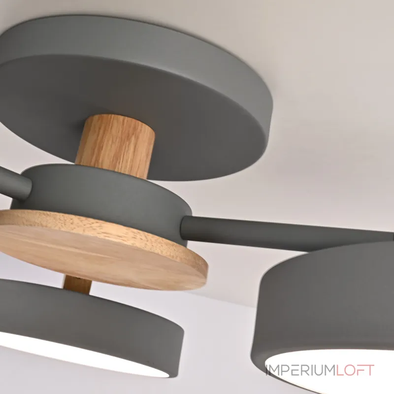 Потолочная люстра MOVE 3 Gray от ImperiumLoft Потолочная люстра MOVE 3 Gray от ImperiumLoft
