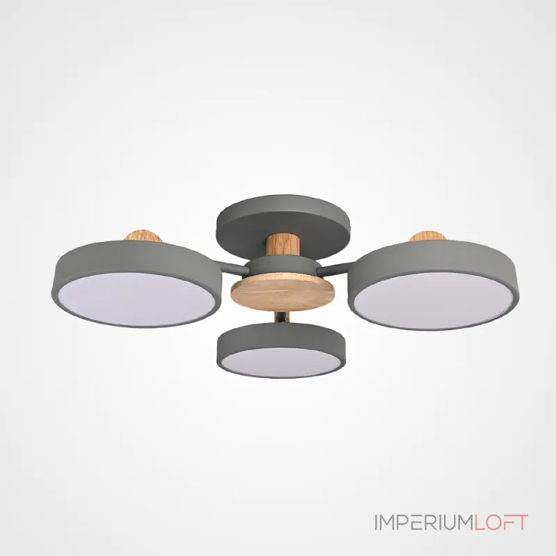 Потолочная люстра MOVE 3 Gray от ImperiumLoft Потолочная люстра MOVE 3 Gray от ImperiumLoft