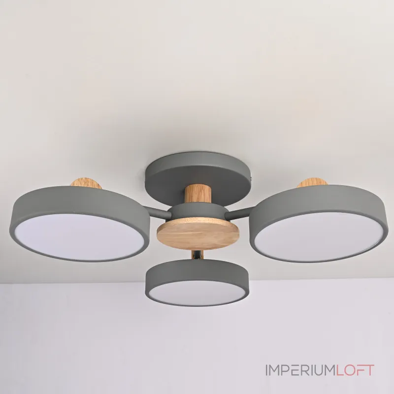 Потолочная люстра MOVE 3 Gray от ImperiumLoft Потолочная люстра MOVE 3 Gray от ImperiumLoft