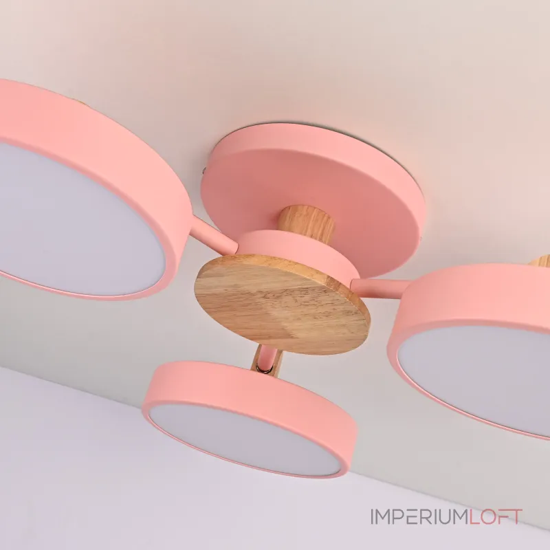 Потолочная люстра MOVE 3 Pink от ImperiumLoft Потолочная люстра MOVE 3 Pink от ImperiumLoft