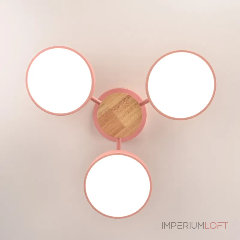 Потолочная люстра MOVE 3 Pink от ImperiumLoft Потолочная люстра MOVE 3 Pink от ImperiumLoft